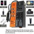 Bộ chuyển đổi nguồn điện ô tô 12V 24V Sang 220V đa năng 6 cổng USB BA1942