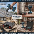Bộ máy khoan cầm tay 2 pin công suất lớn kèm bộ phụ kiện 24 chi tiết BA1945