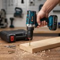 Bộ máy khoan cầm tay 2 pin công suất lớn kèm bộ phụ kiện 24 chi tiết BA1945
