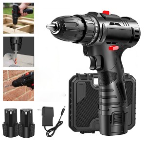 Máy khoan cầm tay 12V kèm hộp 24 phụ kiện và 2 pin BA1946