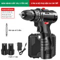 Máy khoan cầm tay 12V kèm hộp 24 phụ kiện và 2 pin BA1946