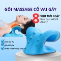 Gối massage cổ vai gáy cao su non hỗ trợ giãn cơ BA1989