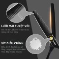 Bộ kéo cắt tỉa tóc chuyên nghiệp bằng thép không gỉ kèm phụ kiện BA1951