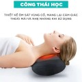 Gối massage nhiệt hồng ngoại 4 bi xoay chuyên sâu Kingtech BA1891