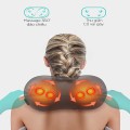 Gối massage nhiệt hồng ngoại 4 bi xoay chuyên sâu Kingtech BA1891