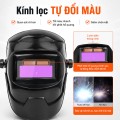 Mặt nạ hàn tự động đổi màu kính, bảo vệ mắt khi hàn BA2008