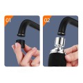 Đầu vòi rửa bát tăng áp bằng đồng thau 3 chế độ BA2018