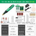 Máy khoan điện cầm tay mini đa năng, nhỏ gọn BA2011, Bộ 27 món