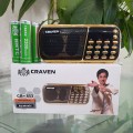 Loa đài Caraven CR-853 3 pin siêu khỏe BA1982