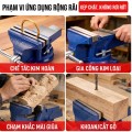 Ê tô cơ khí xoay 360 độ gang đúc chịu lực tốt BA2014, Phó vise 4 inch100mm