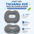 Đệm ngồi chống trĩ, giảm áp lực xương cụt cao cấp BA1963