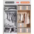 Hộp đựng quần áo khung thép gấp gọn chống nước BA2016, 24L Màu xám
