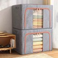 Hộp đựng quần áo khung thép gấp gọn chống nước BA2016, 24L Màu xám