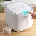 Thùng đựng gạo nhà bếp Ecoco chống ẩm chống côn trùng BA2030, 5kg - Xám