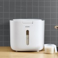 Thùng đựng gạo nhà bếp Ecoco chống ẩm chống côn trùng BA2030, 5kg - Xám