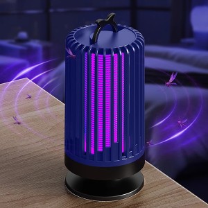 [Bản cải tiến] Đèn bắt muỗi diệt muỗi 360 độ treo tường để bàn tiện lợi BA2042
