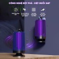 [Bản cải tiến] Đèn bắt muỗi diệt muỗi 360 độ treo tường để bàn tiện lợi BA2042