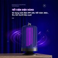[Bản cải tiến] Đèn bắt muỗi diệt muỗi 360 độ treo tường để bàn tiện lợi BA2042
