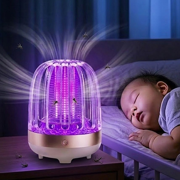 Đèn bắt muỗi thế hệ mới ánh sáng tím cho gia đình BA2044