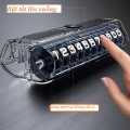 Bảng ghi số điện thoại kết hợp búa thoát hiểm để trên taplo xe ô tô BA1992